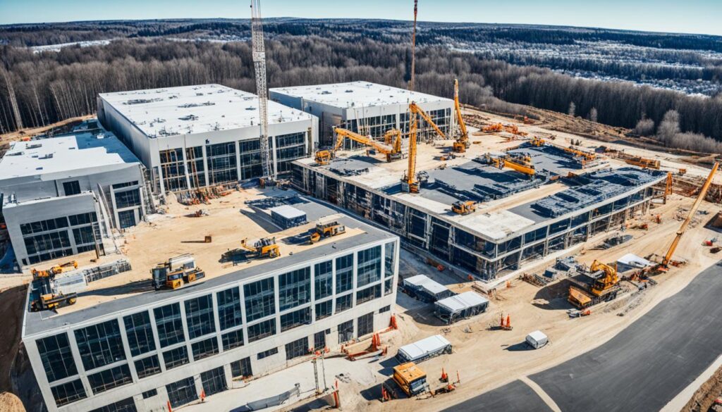 Construction site surveillance